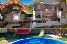 Medencés klímás nyaraló kiadó a Körös-parton!